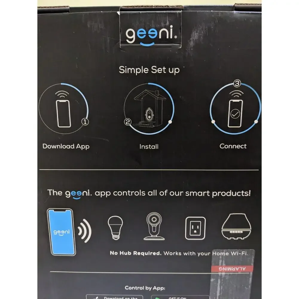 Solar Geeni Bird Feathercam Smart Bird Feeder Camera AI Bird Identification